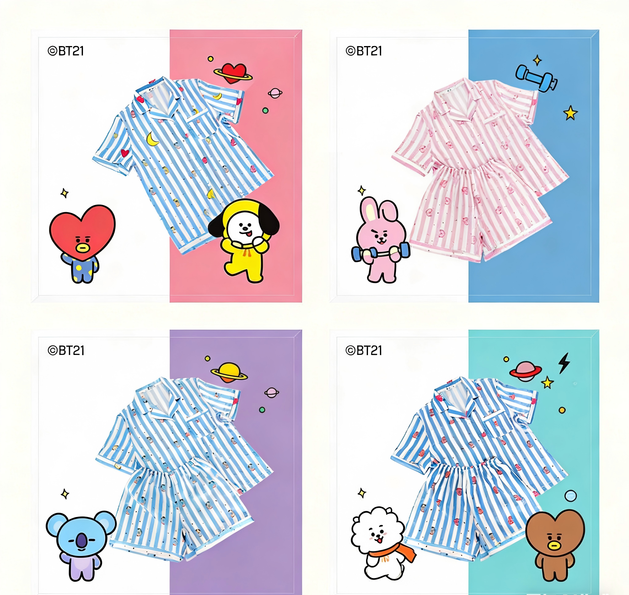 BT21 Unisex Summer Set Short S – Tippet Line Bewertung und Preis