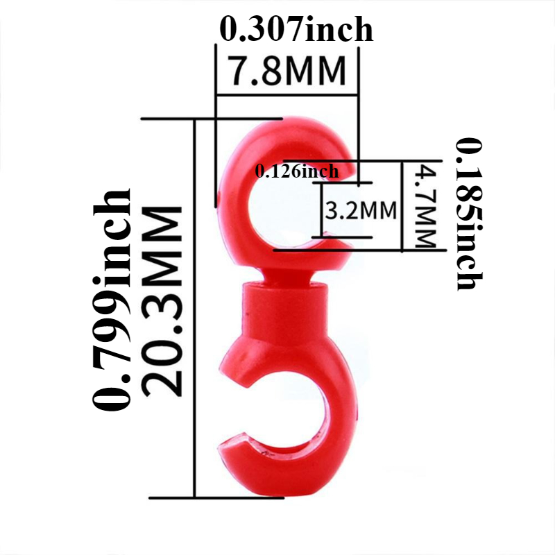 10Pcs/Set Plastics Bike Cross  – Tippet Line Bewertung und Preis