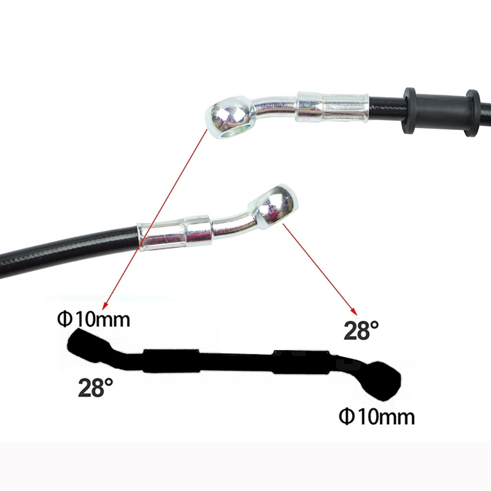 400-2200mm Motorcycle Hydrauli – Braided Line Bewertung und Preis
