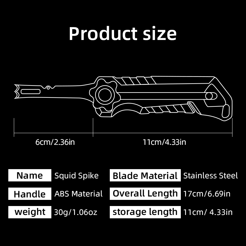 Squid Knife Stainless Steel Li – Freshwater Line Bewertung und Preis