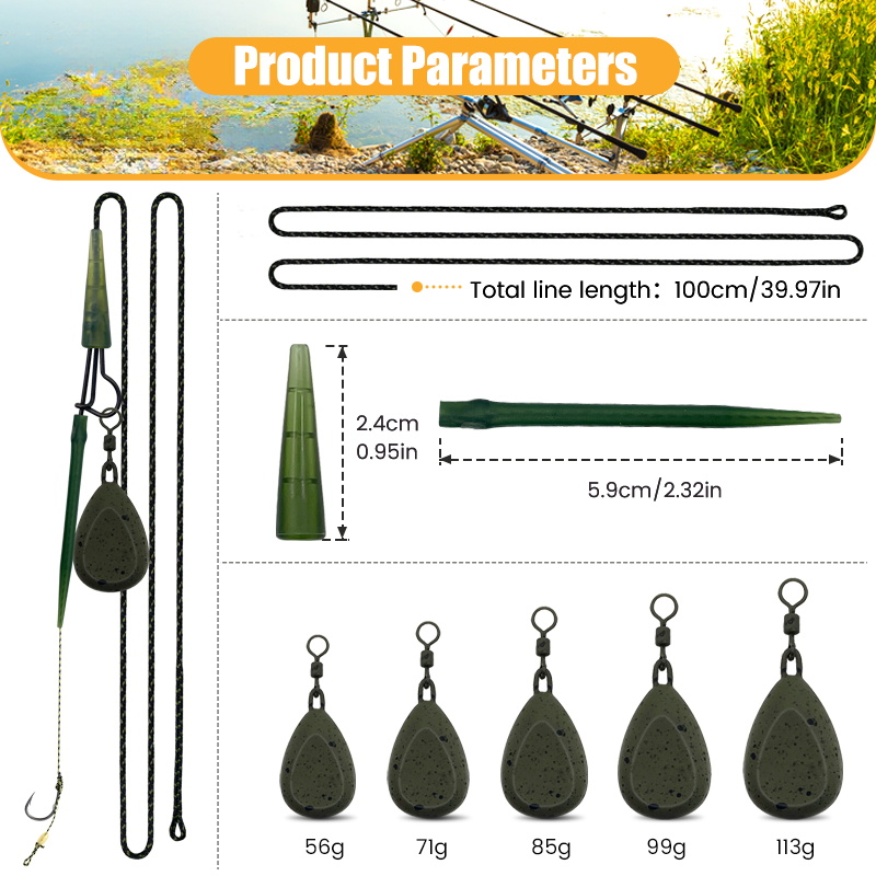 1set Professional Carp Fishing – Leader Line Bewertung und Preis