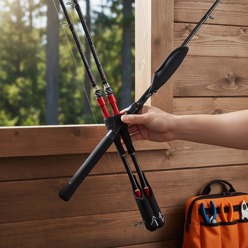Adjustable Fishing Pole Sling  – Fishing Line Spooler Bewertung und Preis