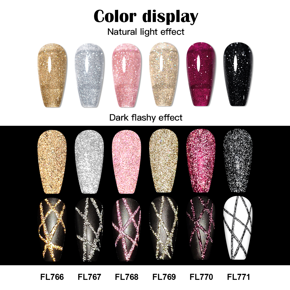 Gold Silver Reflective Glitter – Copolymer Line Bewertung und Preis