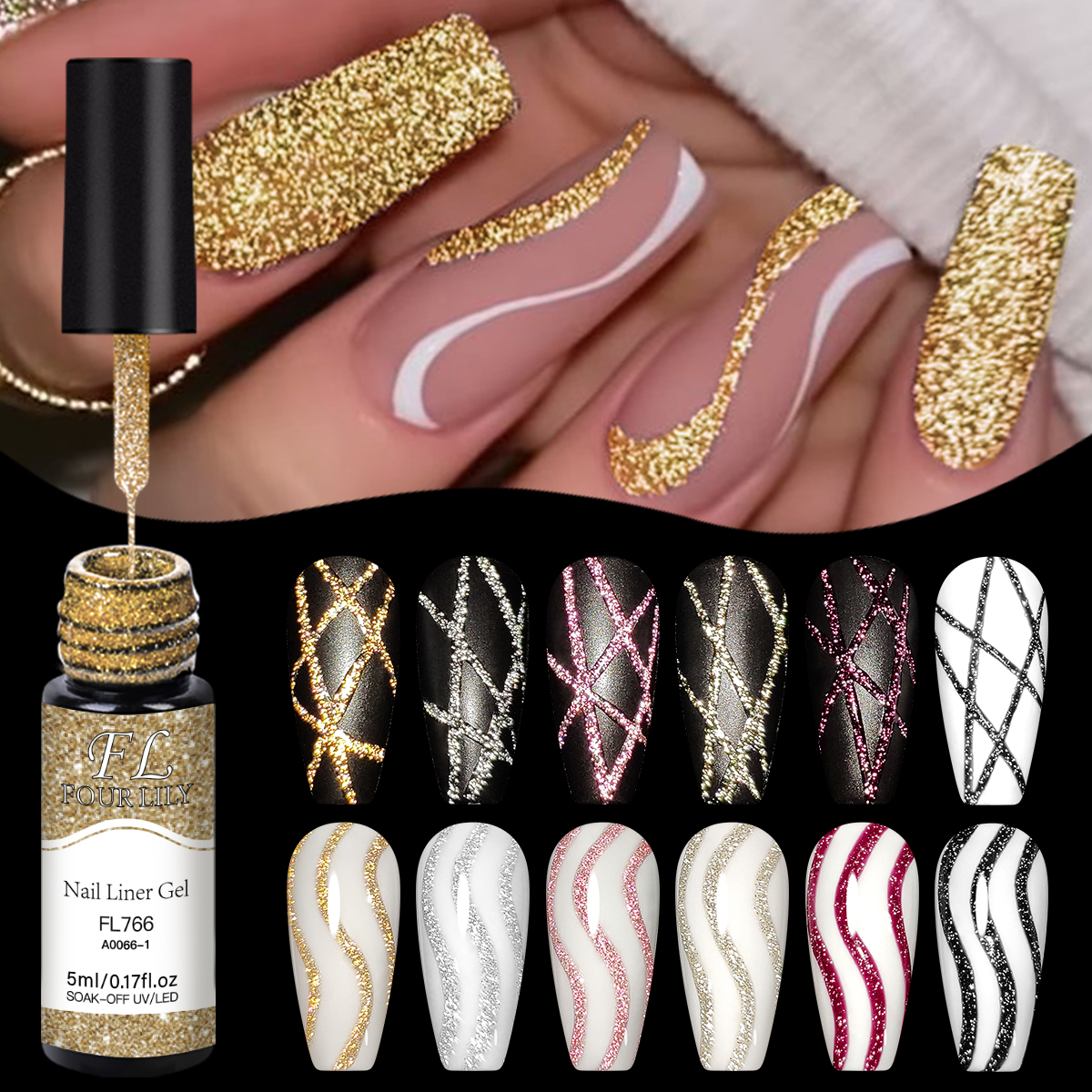 Gold Silver Reflective Glitter – Copolymer Line Bewertung und Preis