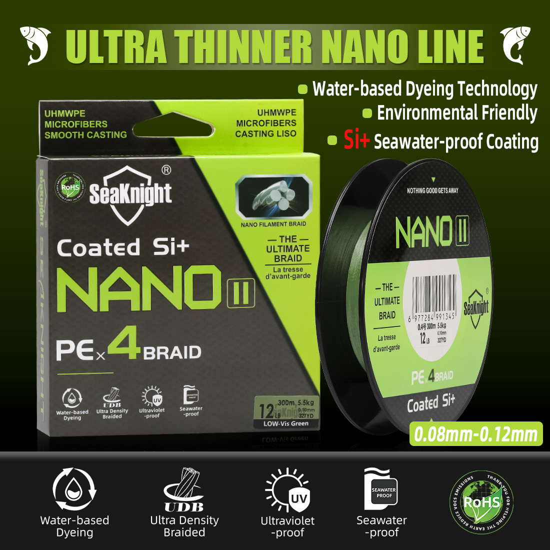 SeaKnight Brand NANO II Series – Copolymer Line Bewertung und Preis