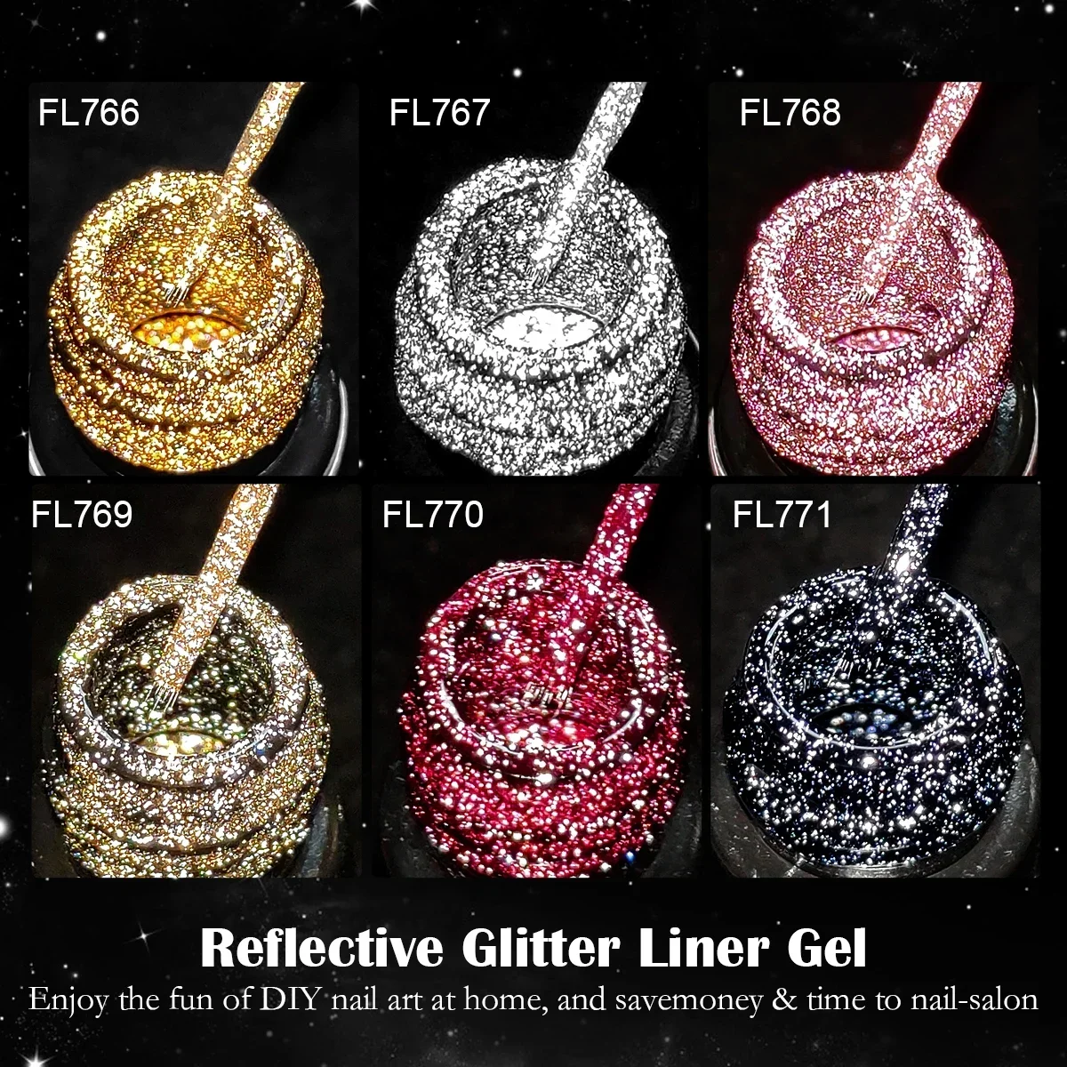 7/9/10/13pcs Gold Silver Refle – Copolymer Line Bewertung und Preis