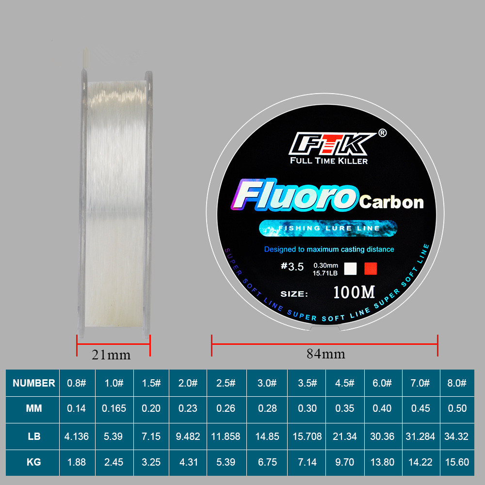100m fluorocarbon bait fishing – Fluorocarbon Line Bewertung und Preis