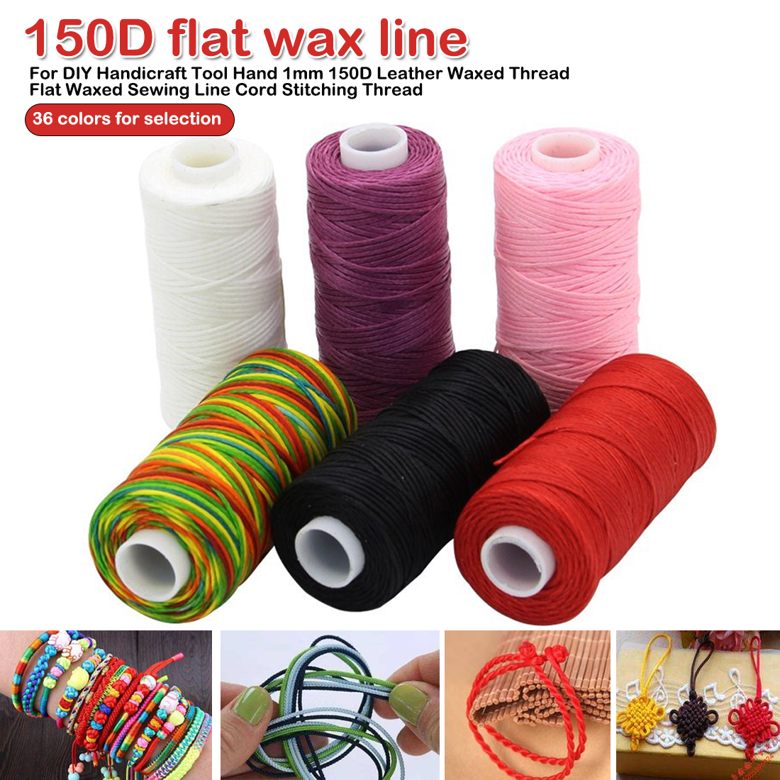 1mm 150D Leather Waxed Thread  – Copolymer Line Bewertung und Preis