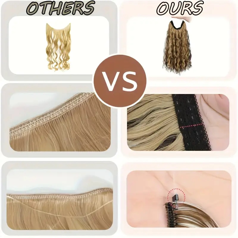 18Inch Synthetic Long Wavy Cul – Monofilament Line Bewertung und Preis