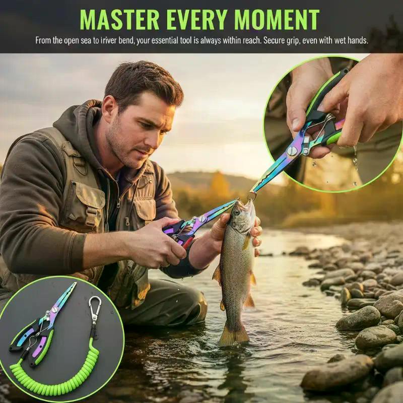 Fishing Pliers Colored Titaniu – Freshwater Line Bewertung und Preis