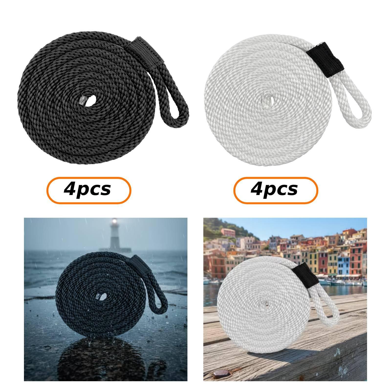 4 Pieces Docklines Mooring Rop – Braided Line Bewertung und Preis